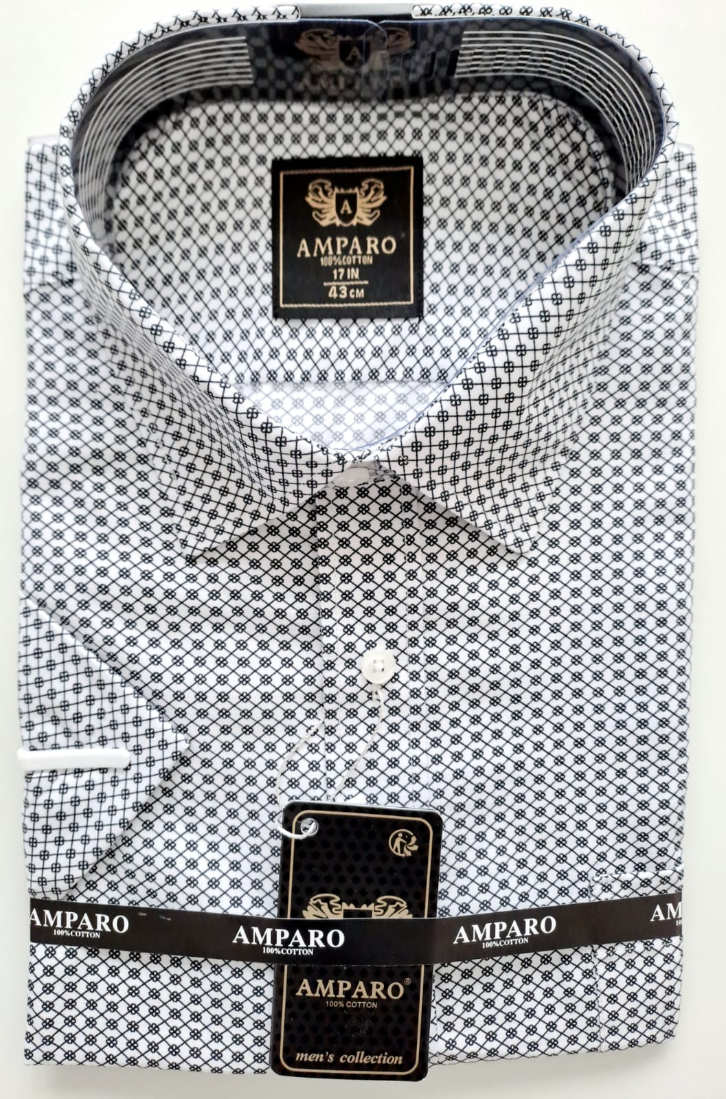 Chemise Amparo manche courte 100% coton - Chemise Belgium