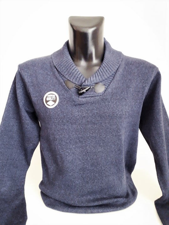 Pulls cols papillons bleu jeans - Chemise Belgium