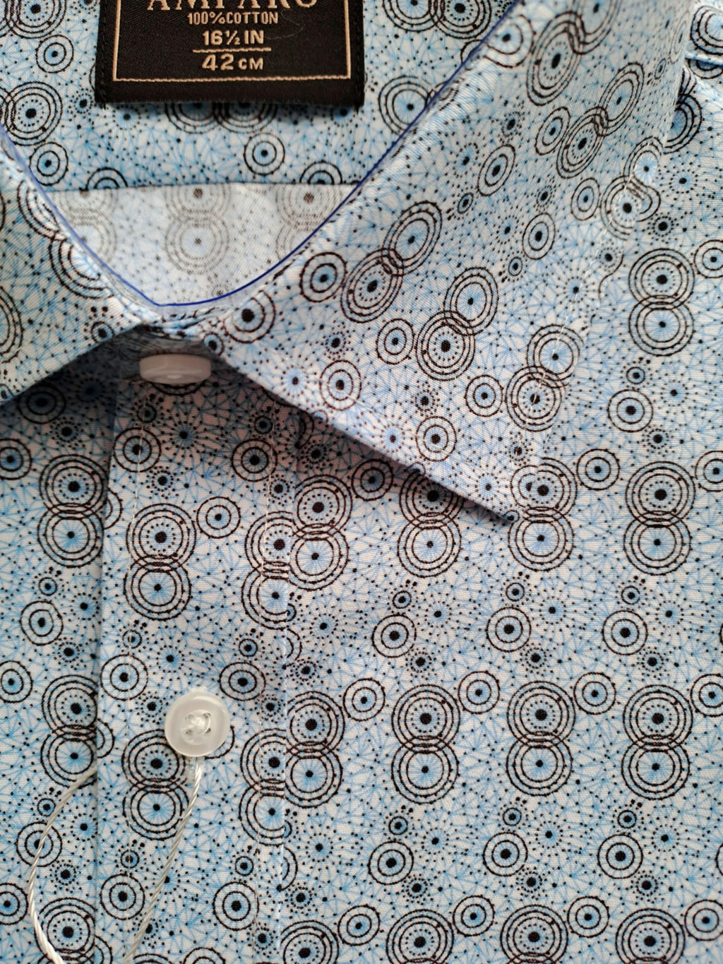 Chemise Amparo manche courte 100% coton - Chemise Belgium