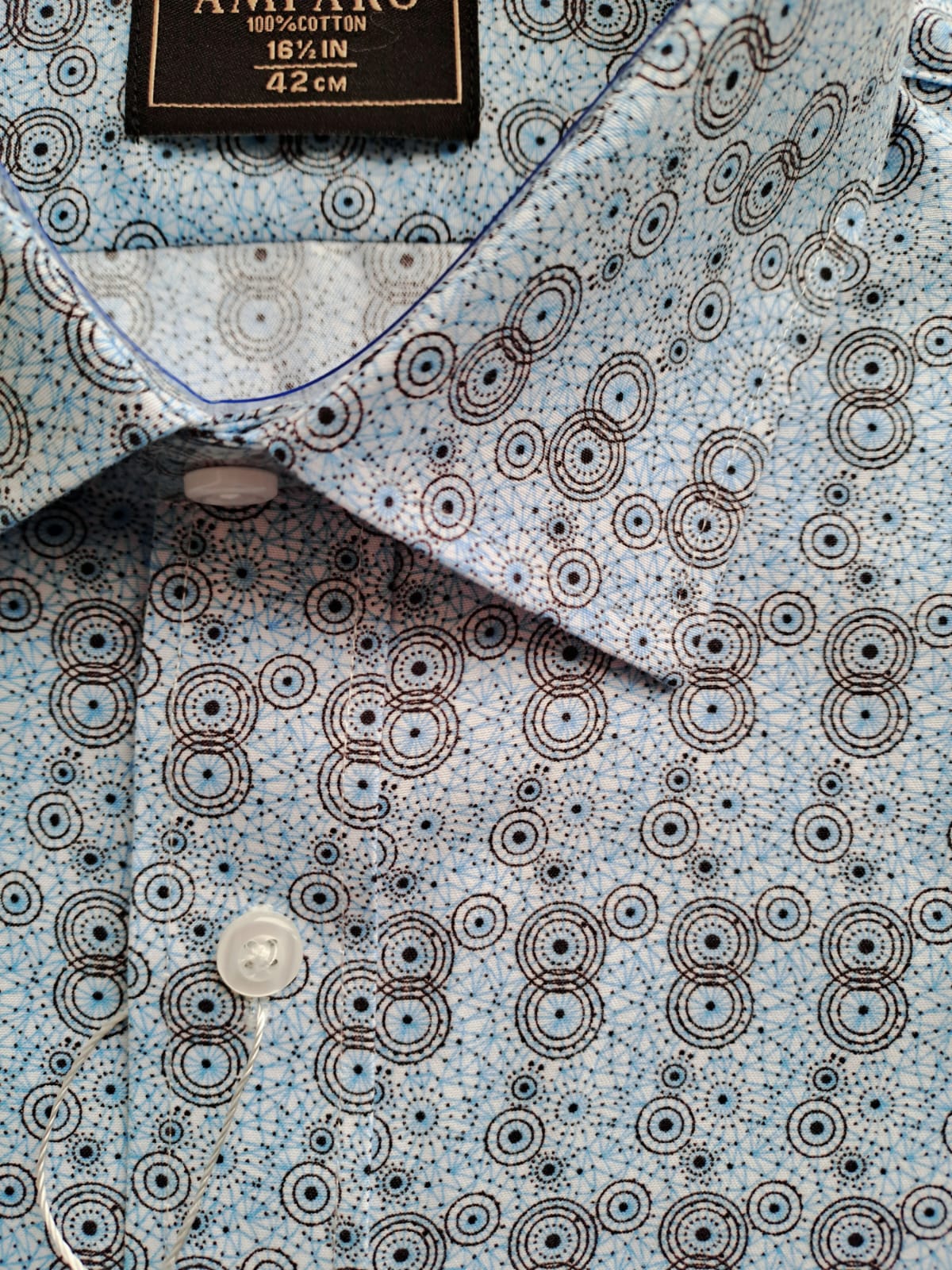 Chemise Amparo manche courte 100% coton - Chemise Belgium