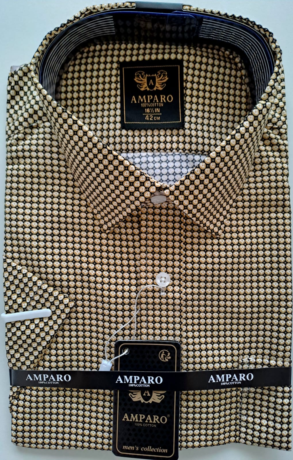 Chemise Amparo manche courte 100% coton - Chemise Belgium