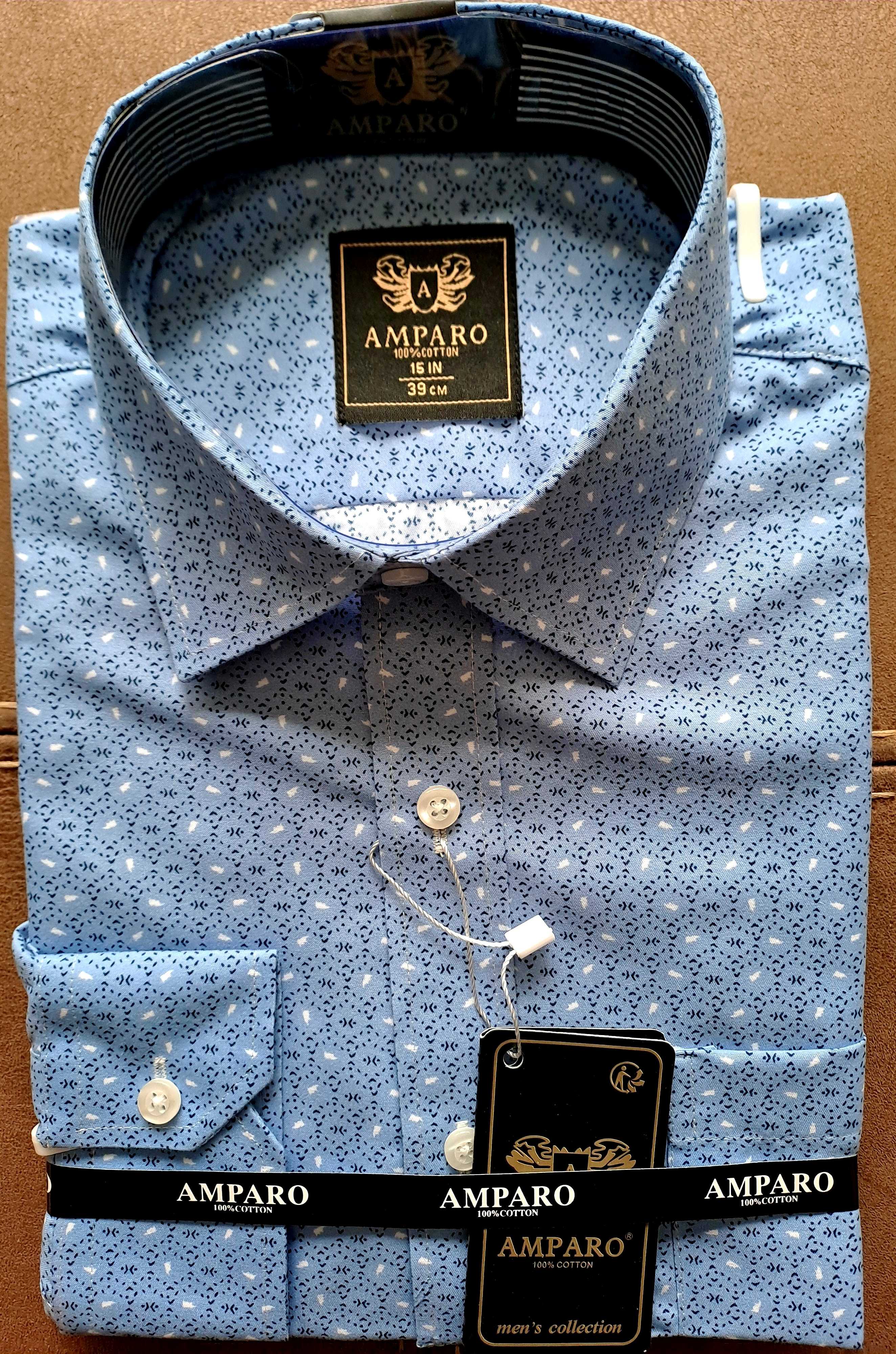 Amparo shirt met lange mouwen, 100% katoen.