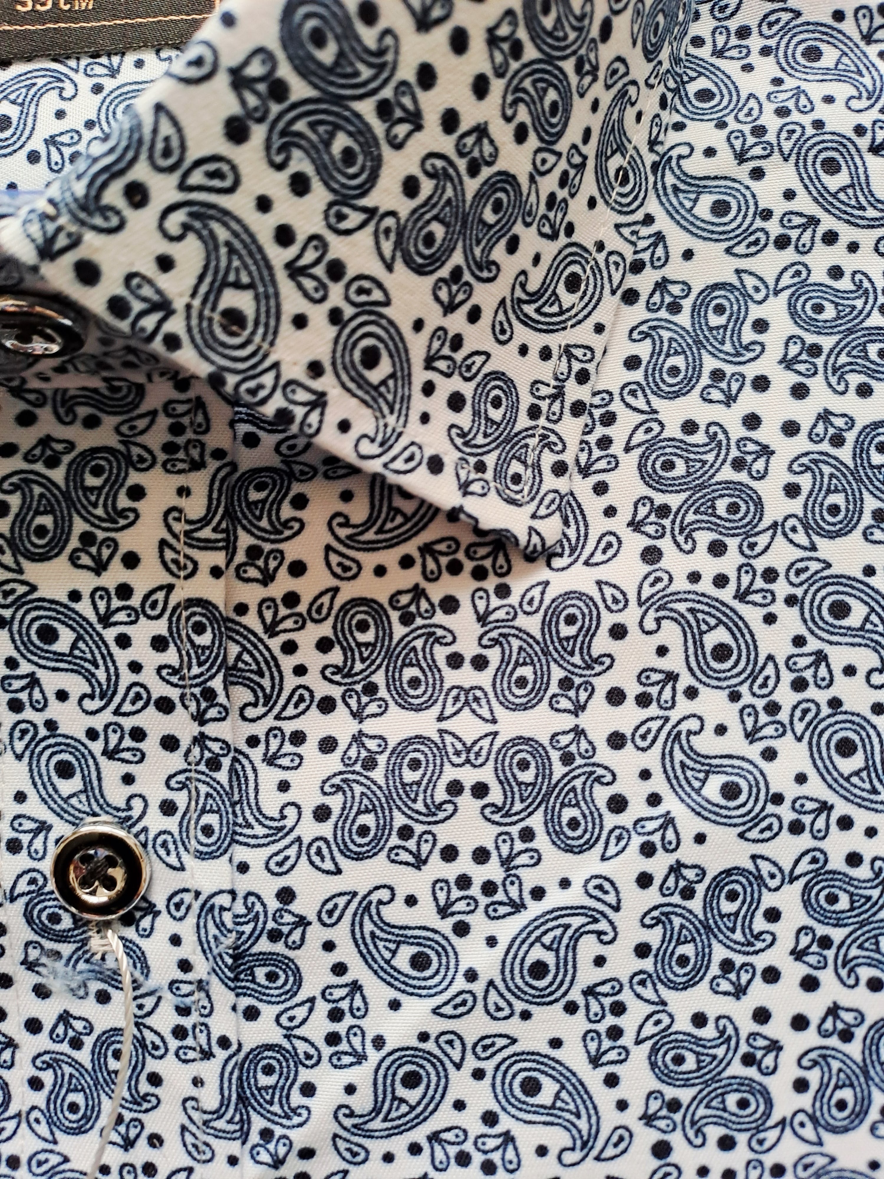 Amparo lang mouw grijs kasjmier shirt 100% katoen
