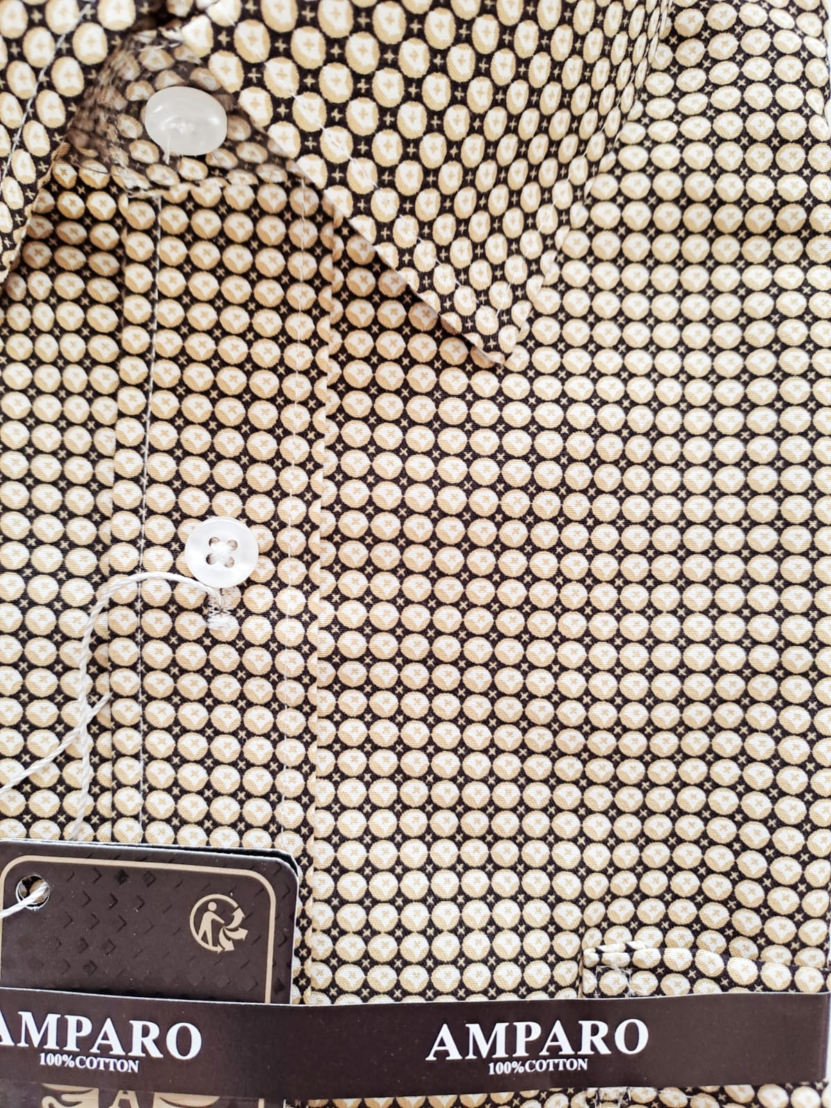 Chemise Amparo manche courte 100% coton - Chemise Belgium