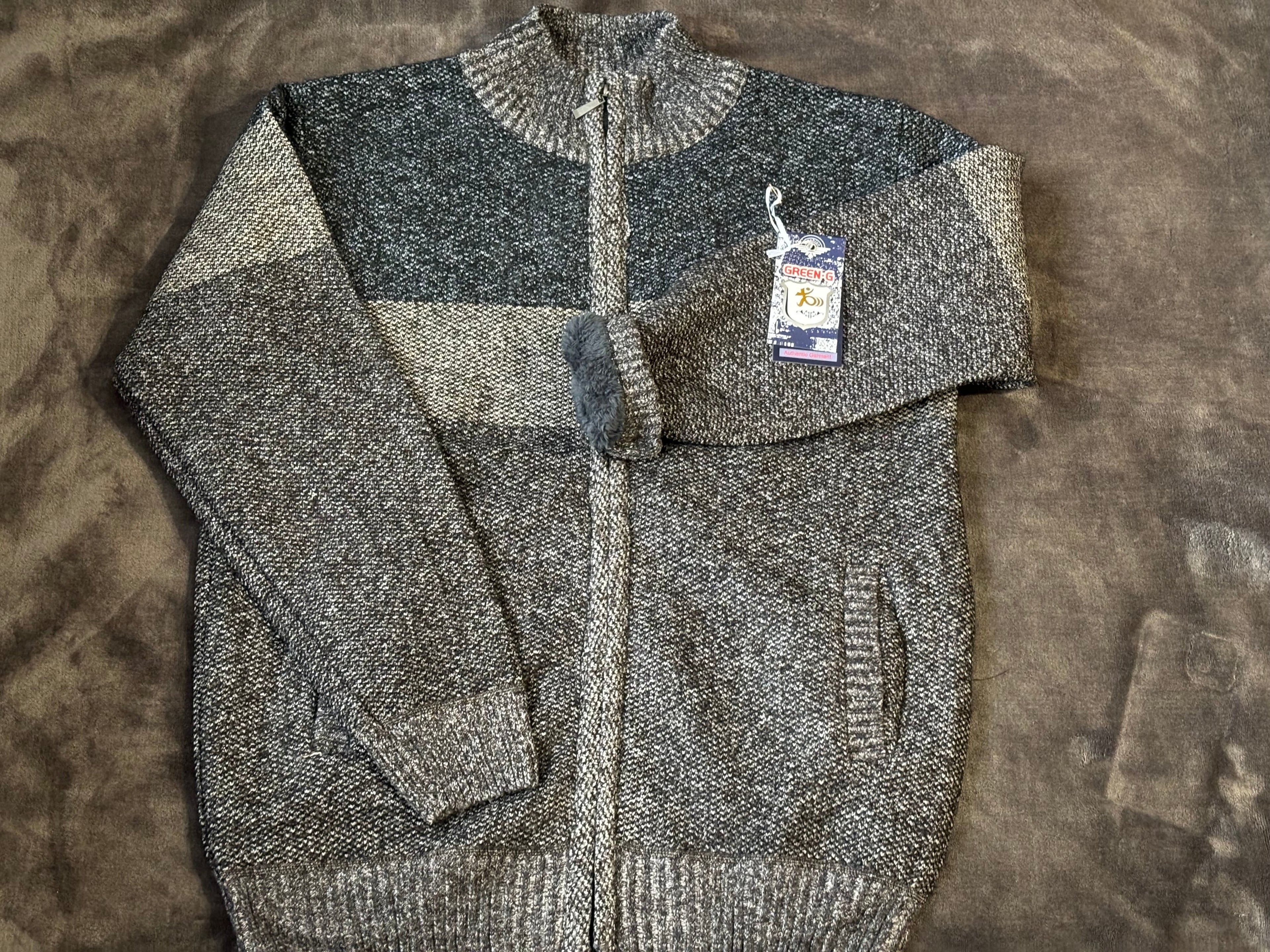 Winterfall Vest voor mannen Bruin/Grijs/Blauw