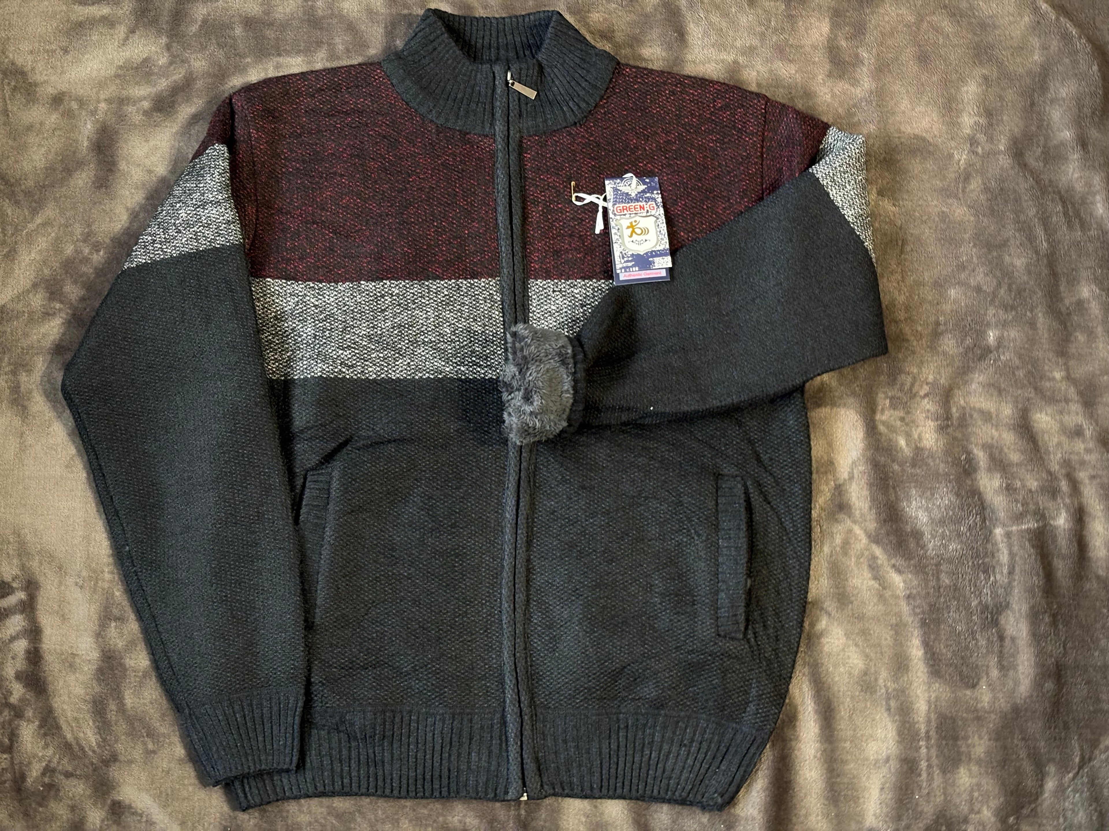 Winterfall Vest voor mannen Bordeaux/Marine Blauw