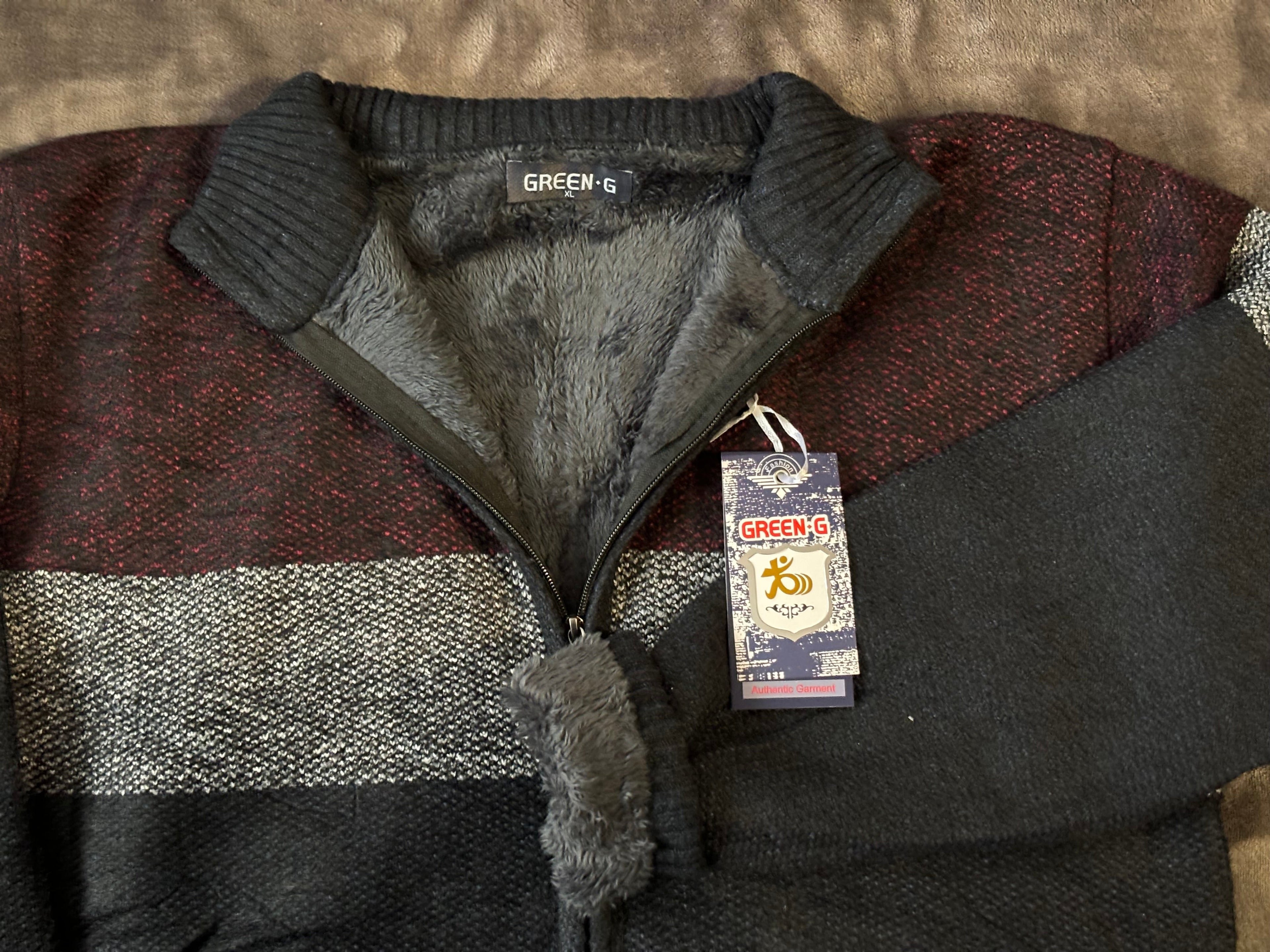 Winterfall Vest voor mannen Bordeaux/Marine Blauw