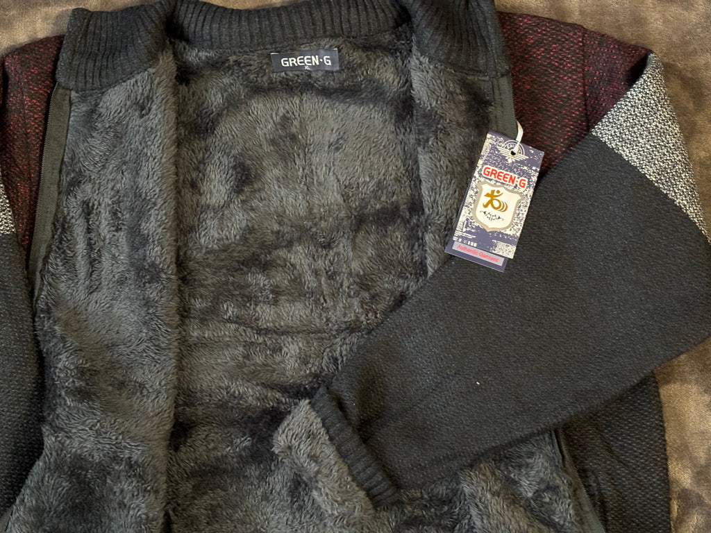 Winterfall Vest voor mannen Bordeaux/Marine Blauw