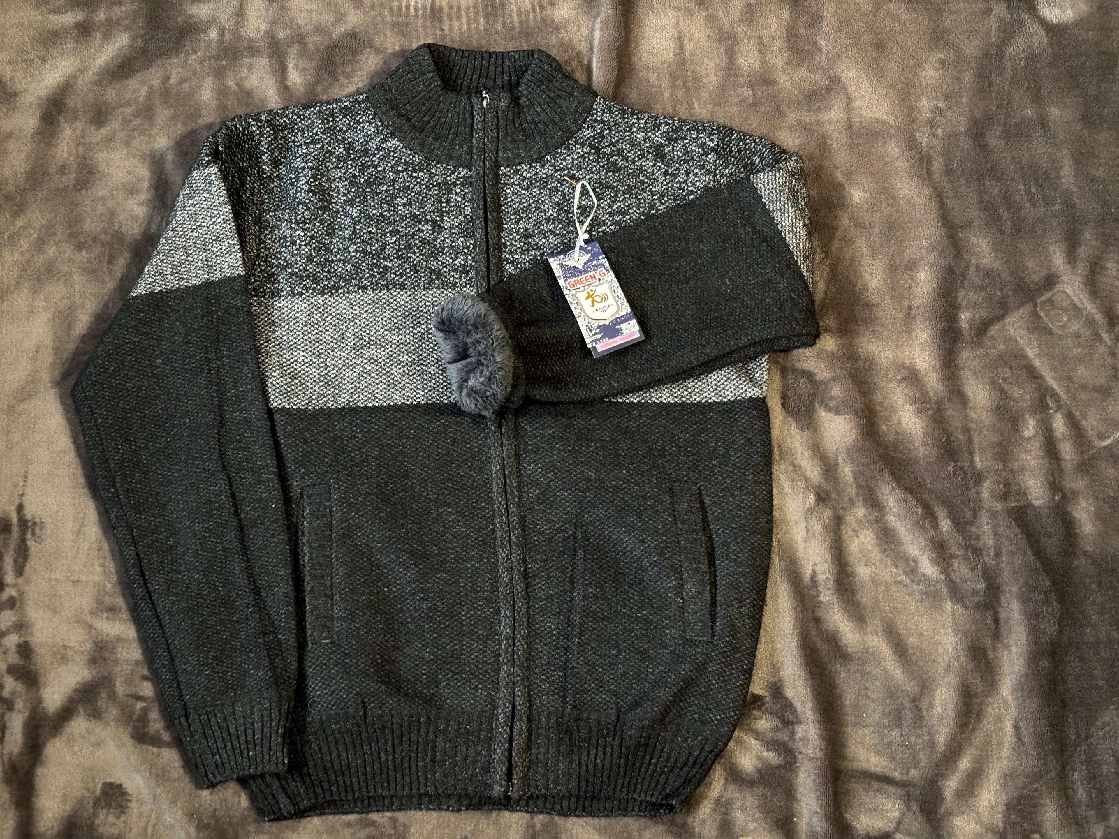 Winterfall Vest voor mannen Zwart/Grijs/Blauw