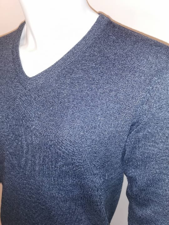 Pulls Cols "V" bleu jeans - Chemise Belgium