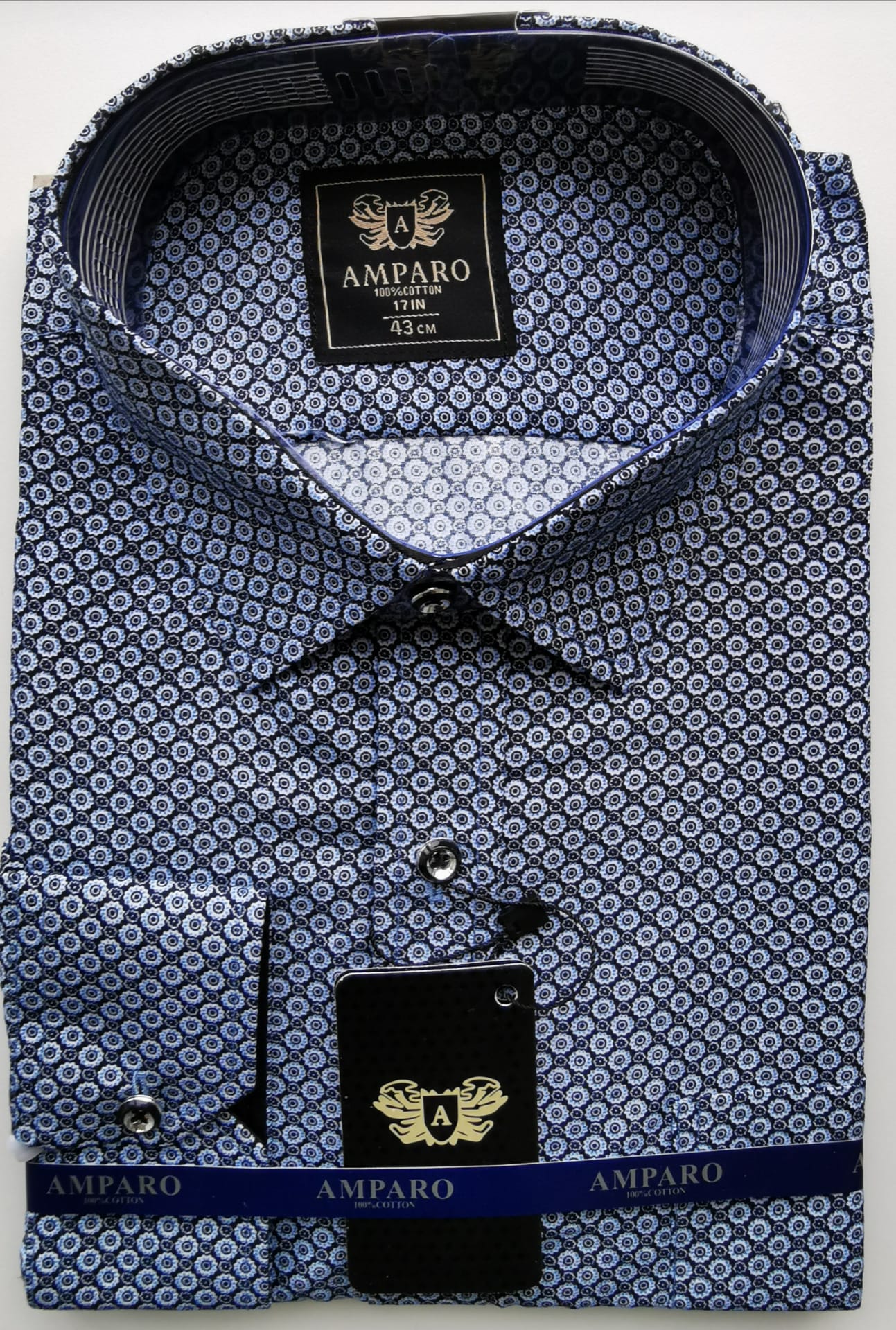 Chemise Amparo manche longue 100% cotton - Chemise Belgium