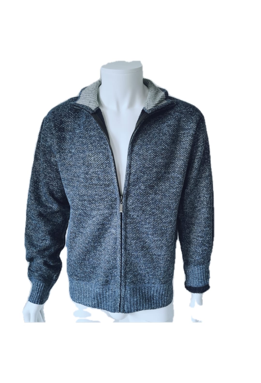Gillet bleu jeans doublé en velour à l'intérieur. - Chemise Belgium
