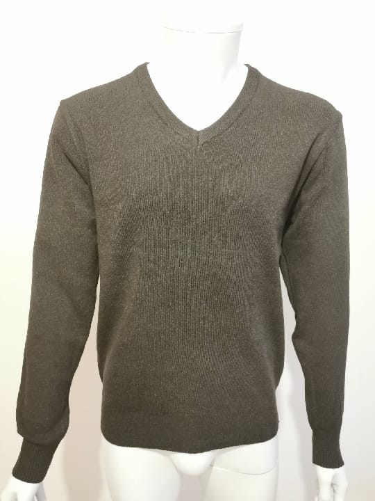 Pulls Cols "V" anthracite - Chemise Belgium