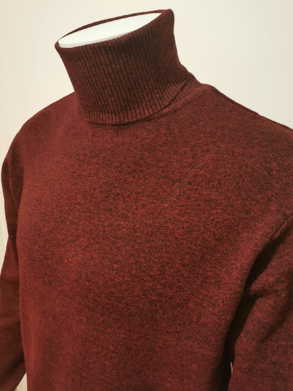 Pulls en cols montants bordeaux - Chemise Belgium