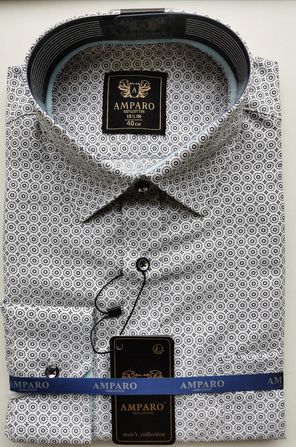 Chemise Amparo manche longue 100% cotton - Chemise Belgium