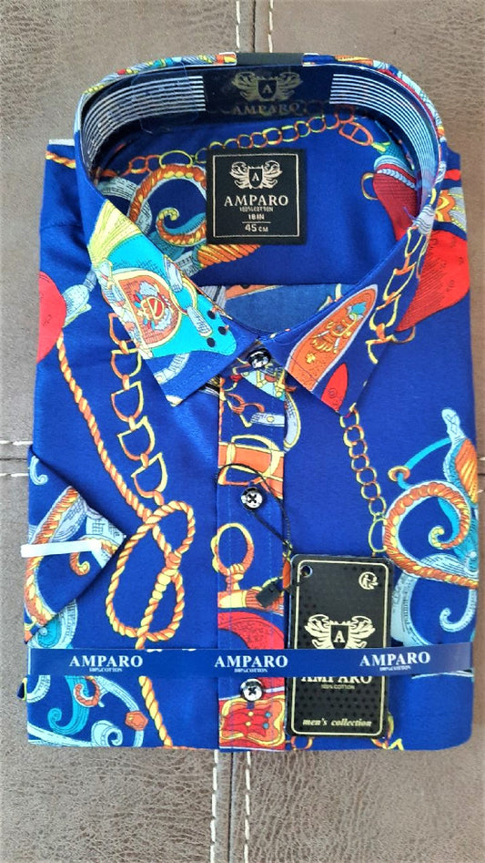 Chemise Amparo manche longue 100% cotton - Chemise Belgium