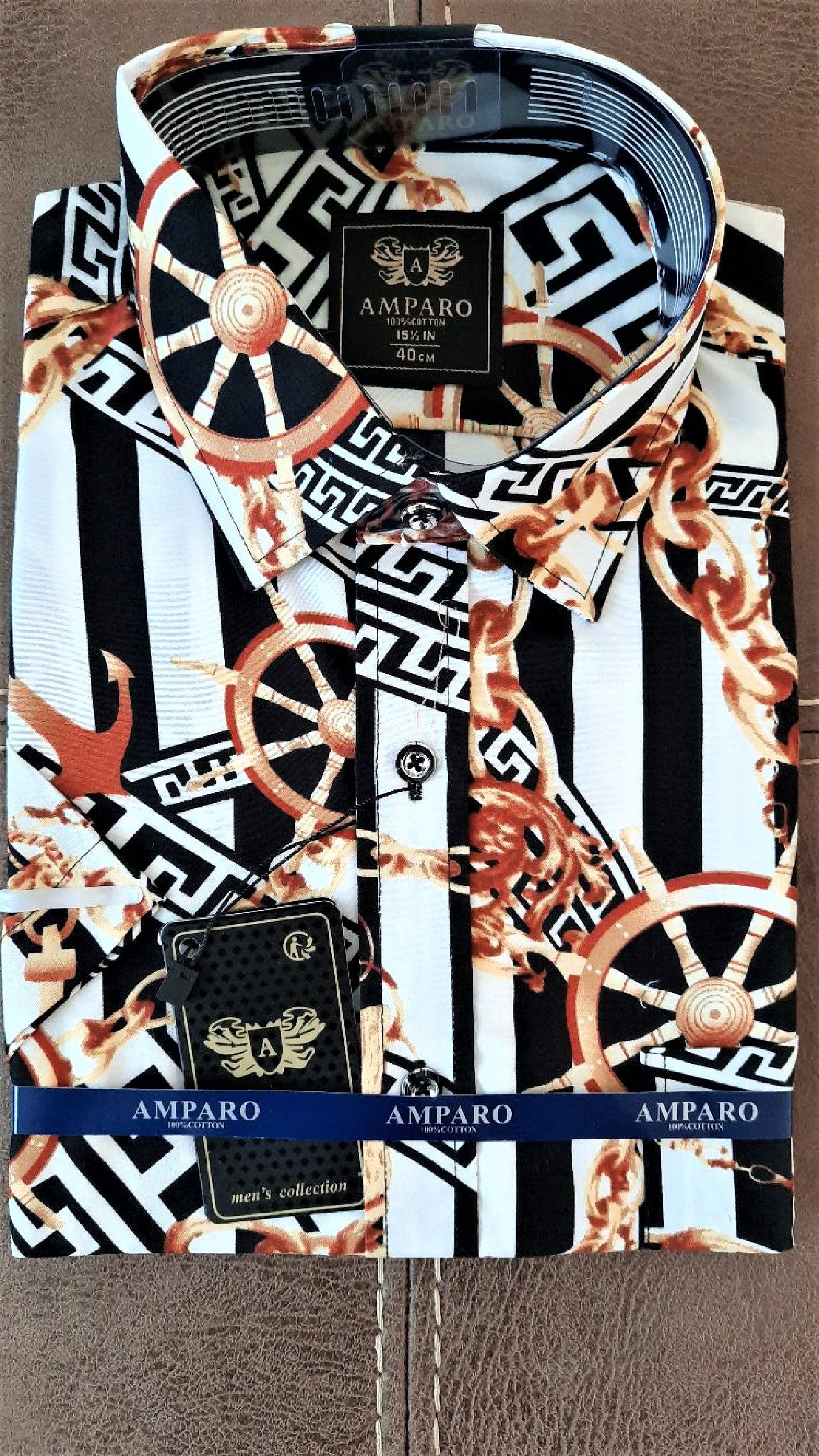 Chemise Amparo manche courte 100% coton. - Chemise Belgium