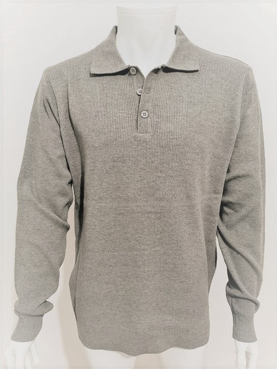 Cols polos uni gris clair - Chemise Belgium