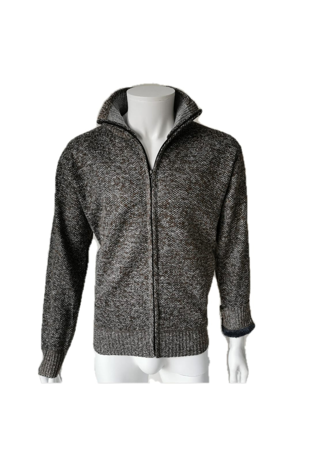 Gillet gris doublé en velour à l'intérieur. - Chemise Belgium