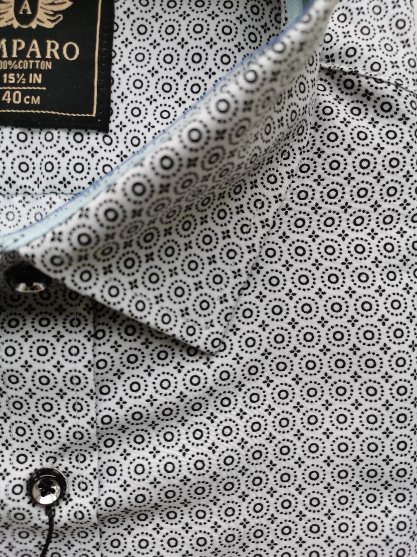 Chemise Amparo manche longue 100% cotton - Chemise Belgium