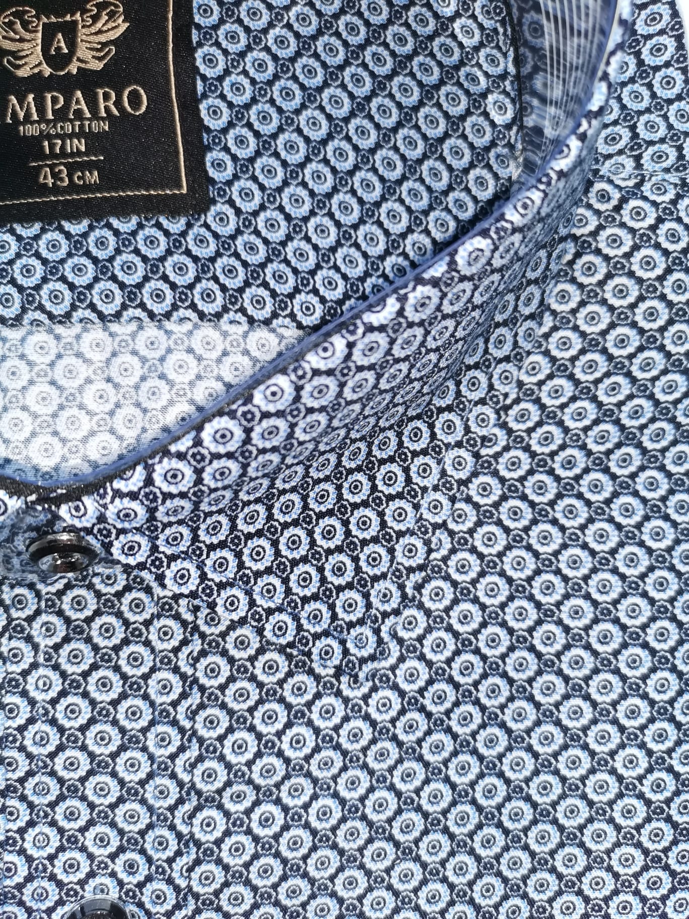 Chemise Amparo manche longue 100% cotton - Chemise Belgium