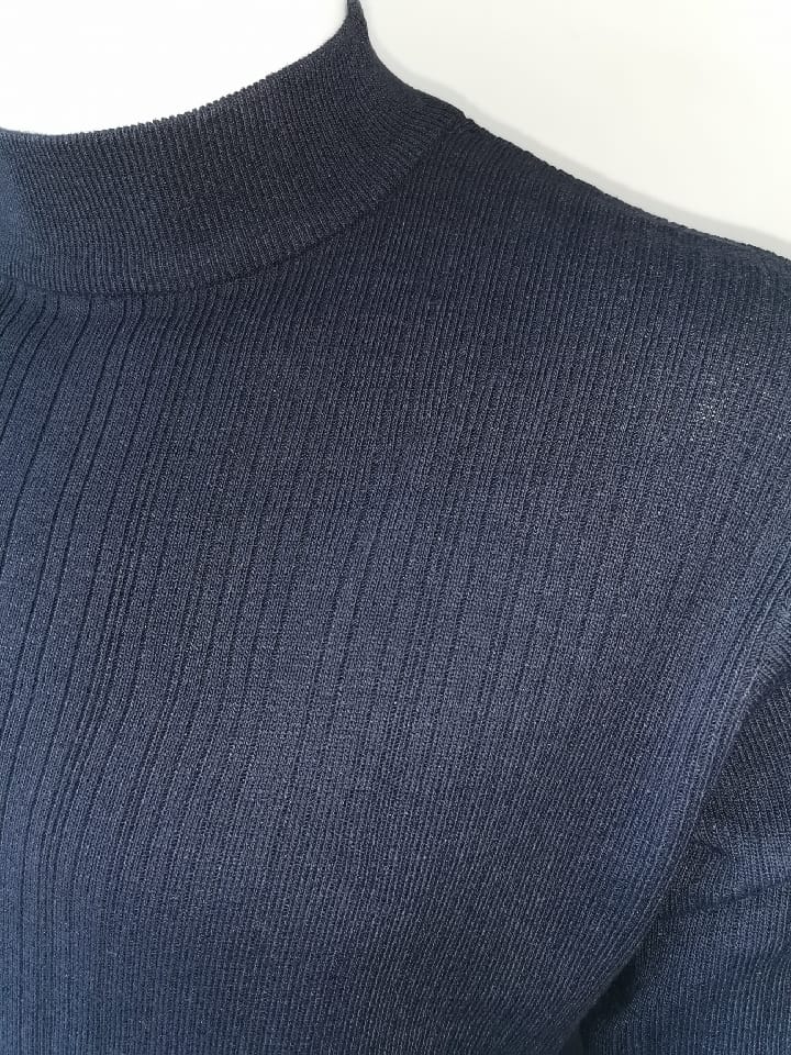 Pulls cols cheminée bleu - Chemise Belgium