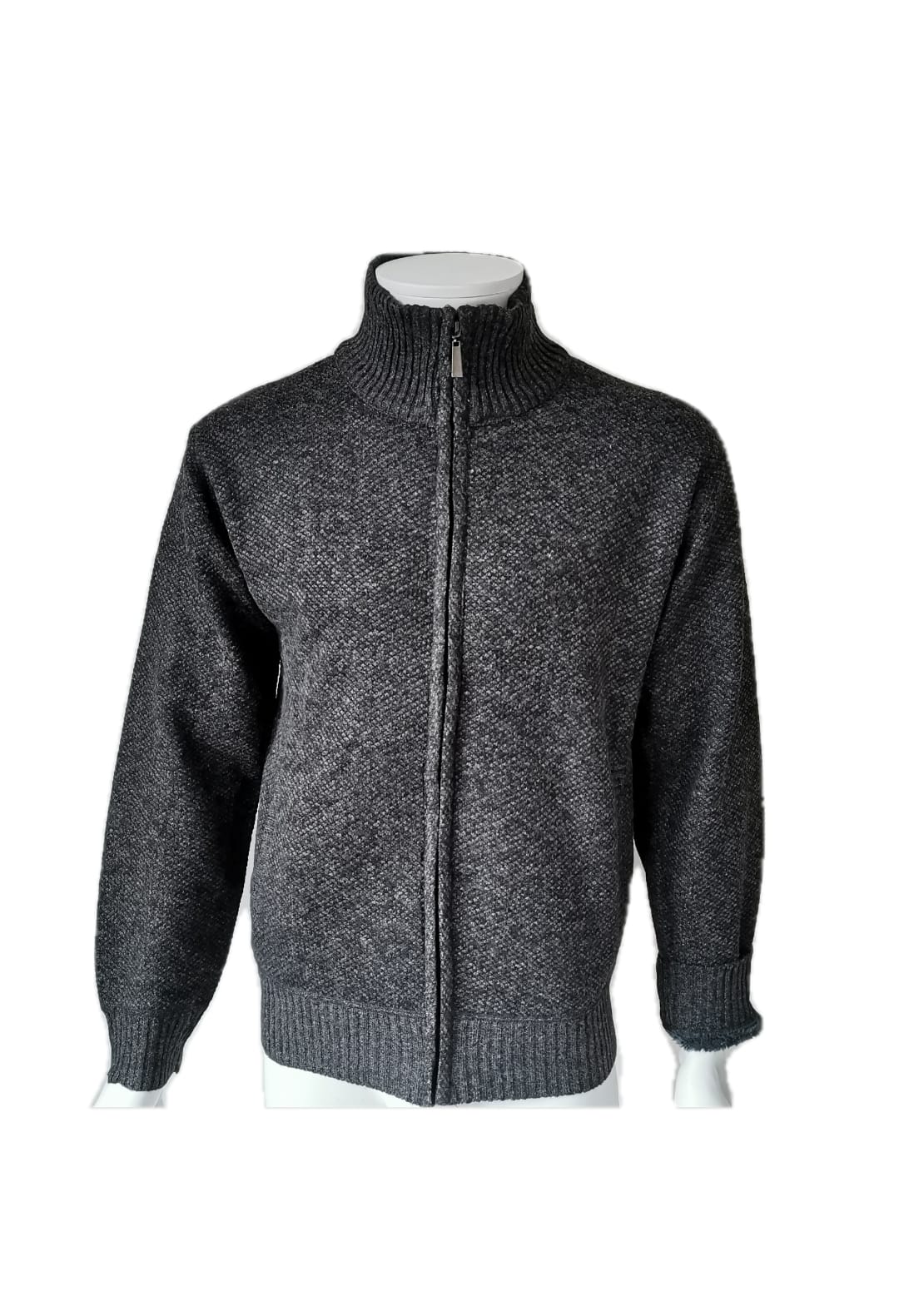 Gillet anthracite doublé avec velour à l'intérieur. - Chemise Belgium