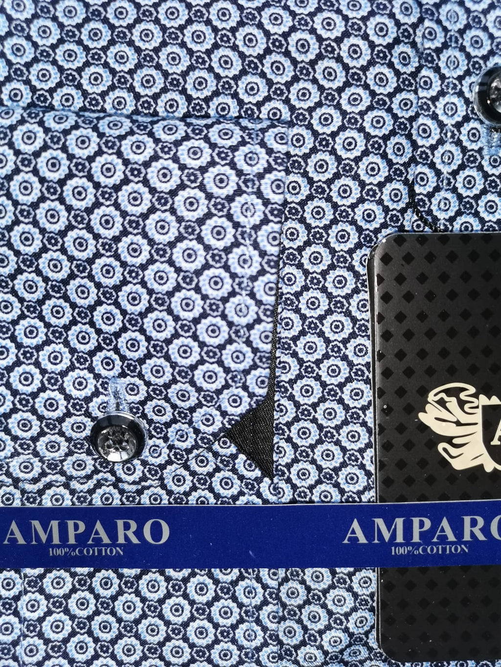 Chemise Amparo manche longue 100% cotton - Chemise Belgium