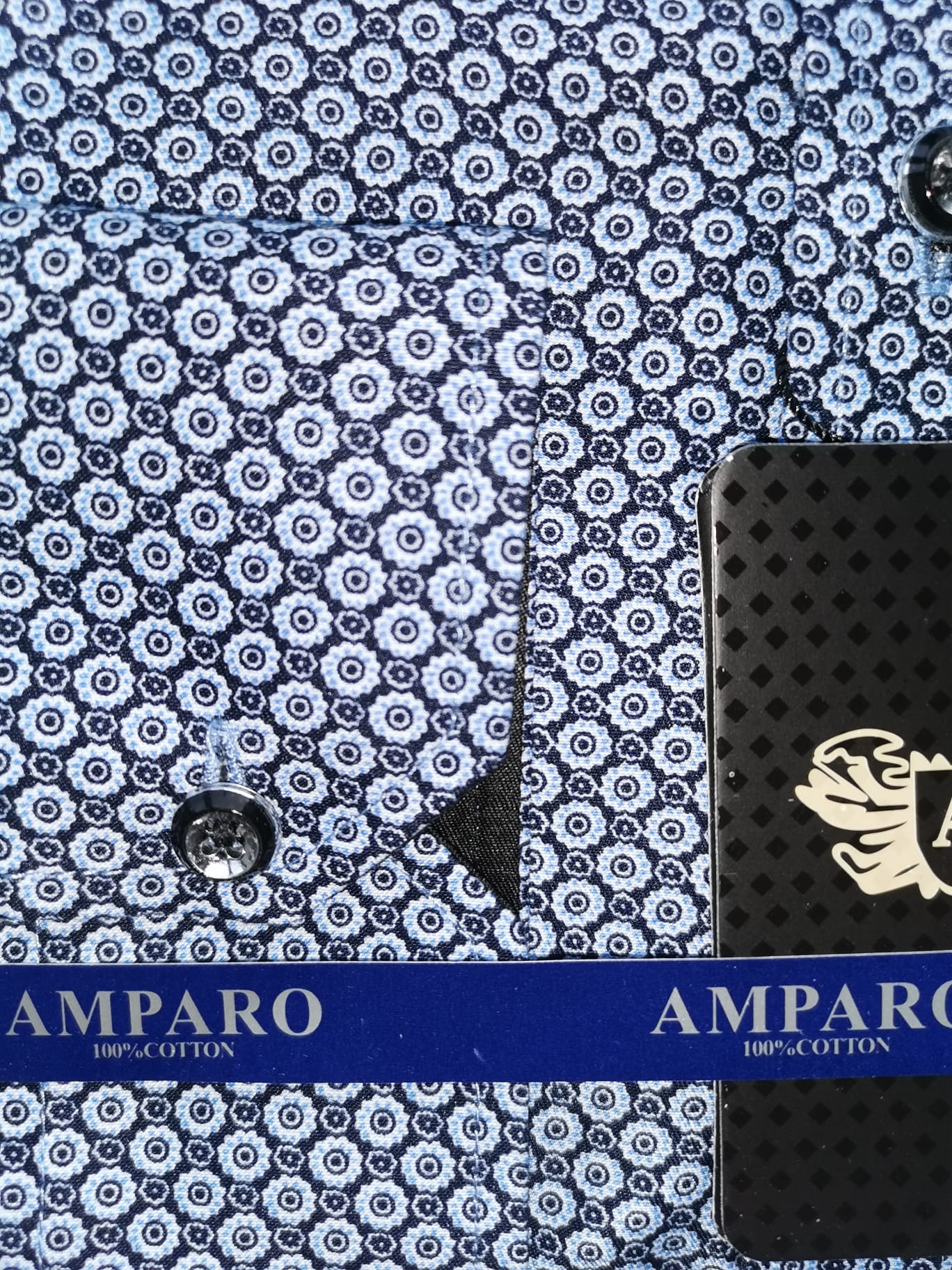 Chemise Amparo manche longue 100% cotton - Chemise Belgium