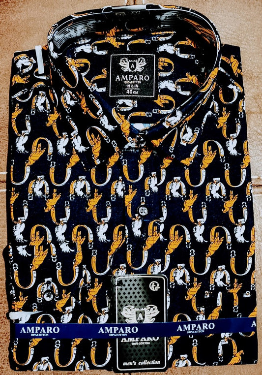 Chemise Amparo manche longue 100% cotton - Chemise Belgium